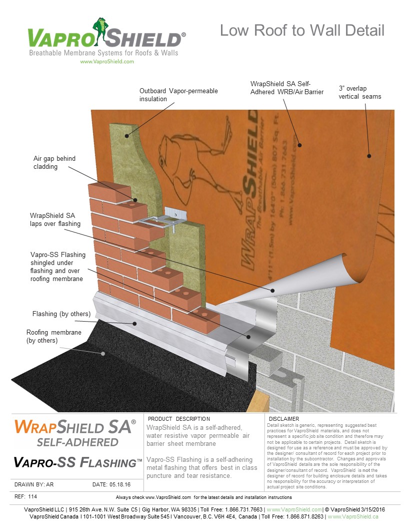 VS 114 WrapSA LowRoofToWall 051816