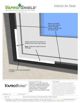 Interior Air Seal with VaproBond