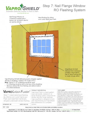 VaproLiqui-Flash Rough Opening Sequence Nail Flange Window