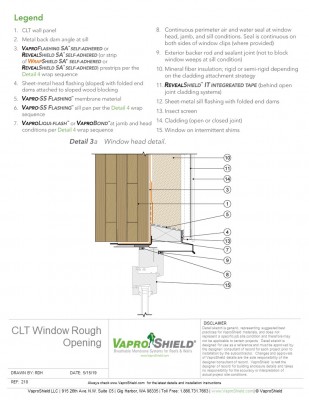 CLT Window Rough Opening