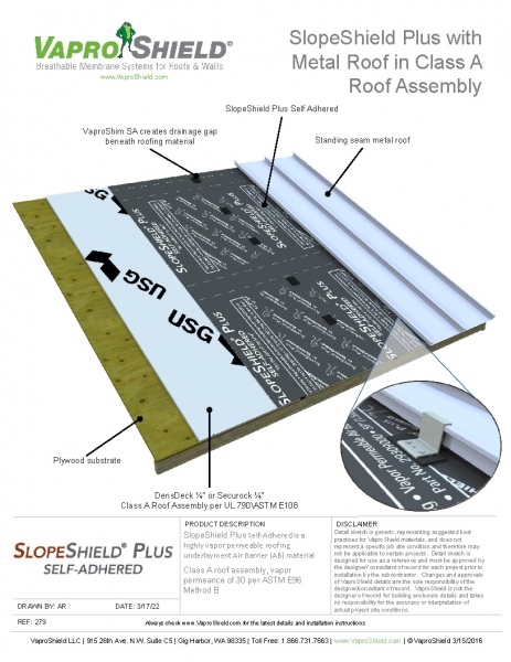 SlopeShield Plus Class A Roof Assembly