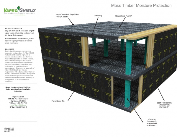 Mass Timber Protection CLT Building