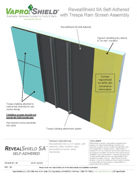 RevealShield SA Trespa Assembly