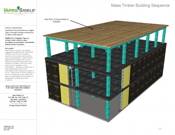 Mass Timber Construction Sequence