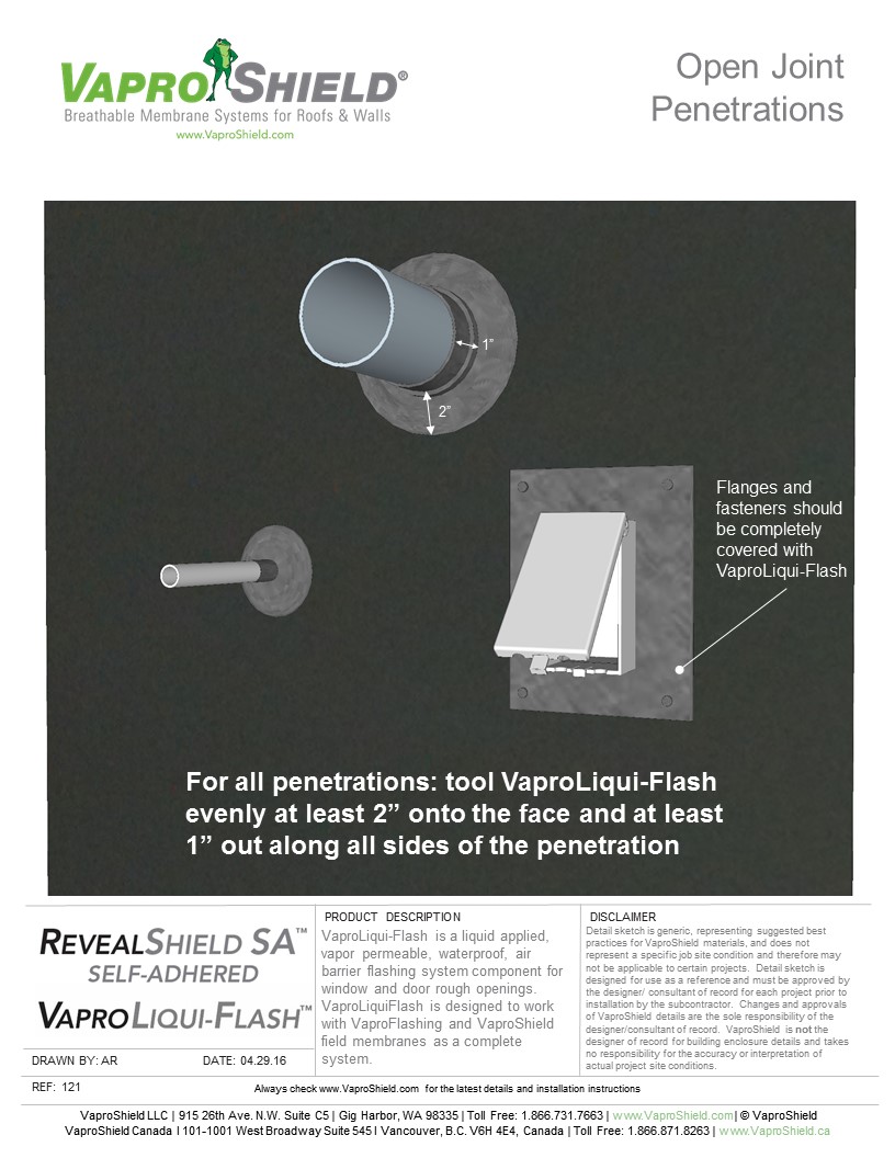 RevealShield SA Open Joint Penetrations