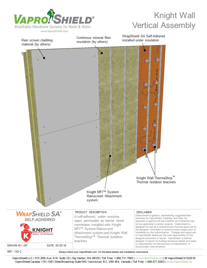 Knight Wall Vertical Assembly